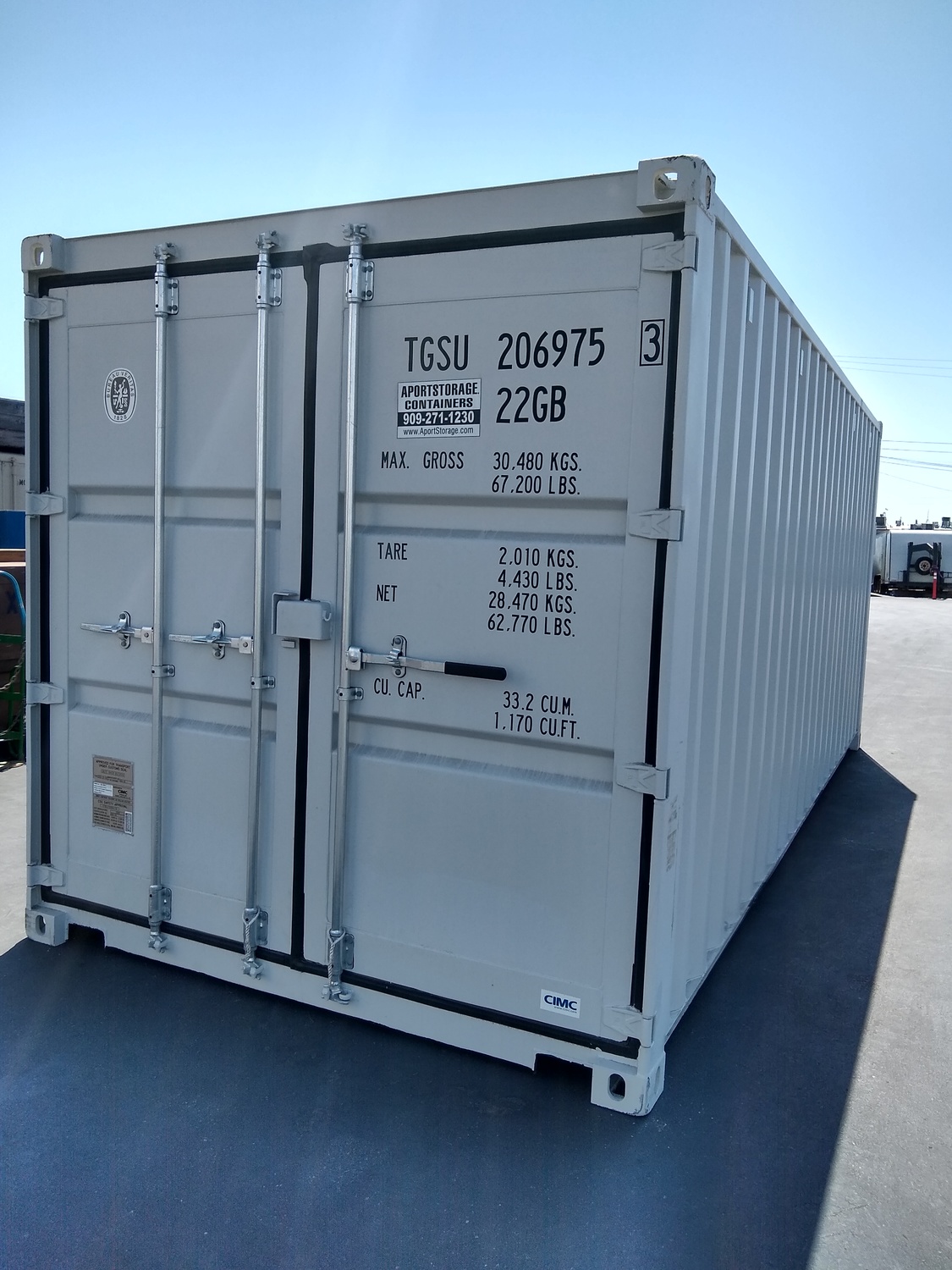 New one trip 20 ft shipping container